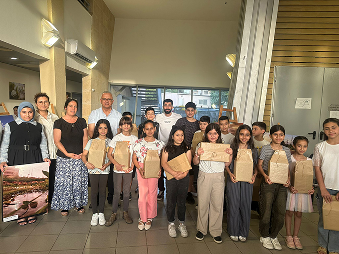 حفل توزيع الجوائز على المشاركين بمسابقة التصوير في وادي قانا